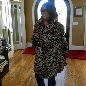 Vintage Leopard print coat